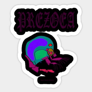 Prezoea Sticker